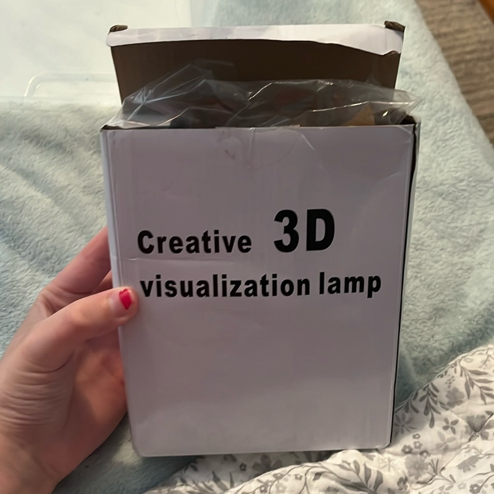 This 3D lamp of a pig is super cute and perfect for a little kids room.